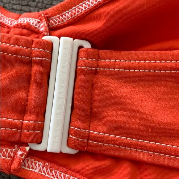 Marc by Marc Jacobs Bold Orange Bandeau Bikini Two Piece - Picture 4 of 6